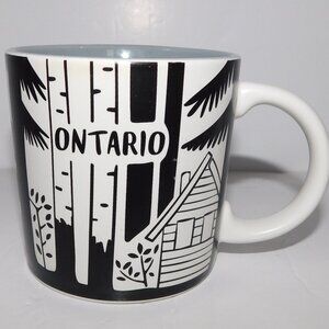 INDIGO Provinces of Canada ONTARIO Scene Coffee Mug Gray Inside City Forrest